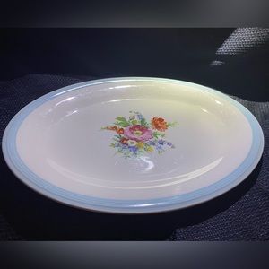 VINTAGE Edwin Knowles Semi Vitreous platter